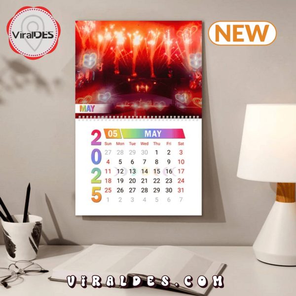 Coldplay Rock Band 2025 New Year Calendar