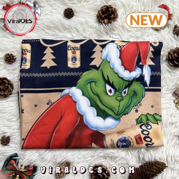 Coors Banquet Grinch 2024 Christmas Sweater