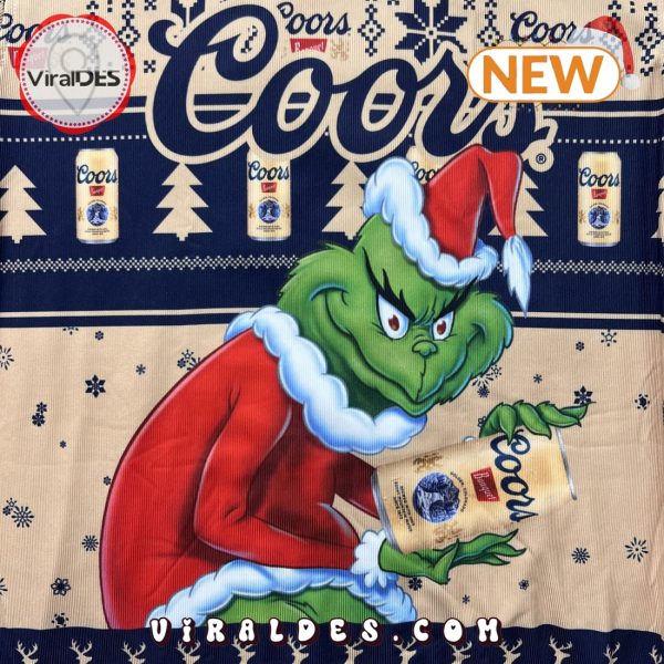 Coors Banquet Grinch 2024 Christmas Sweater