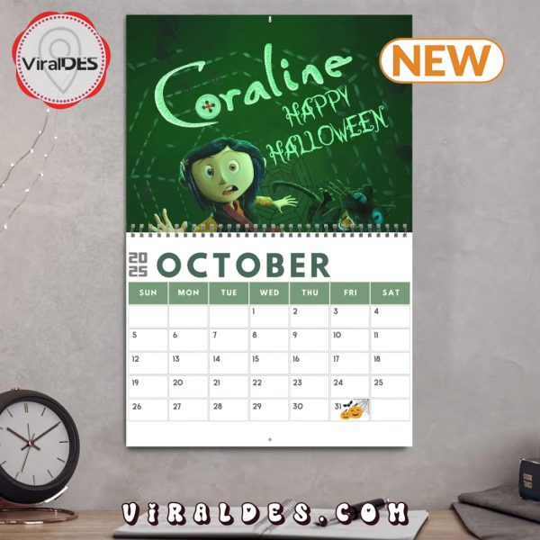 Coraline Horror 2025 New Year Calendar