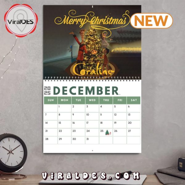 Coraline Horror 2025 New Year Calendar