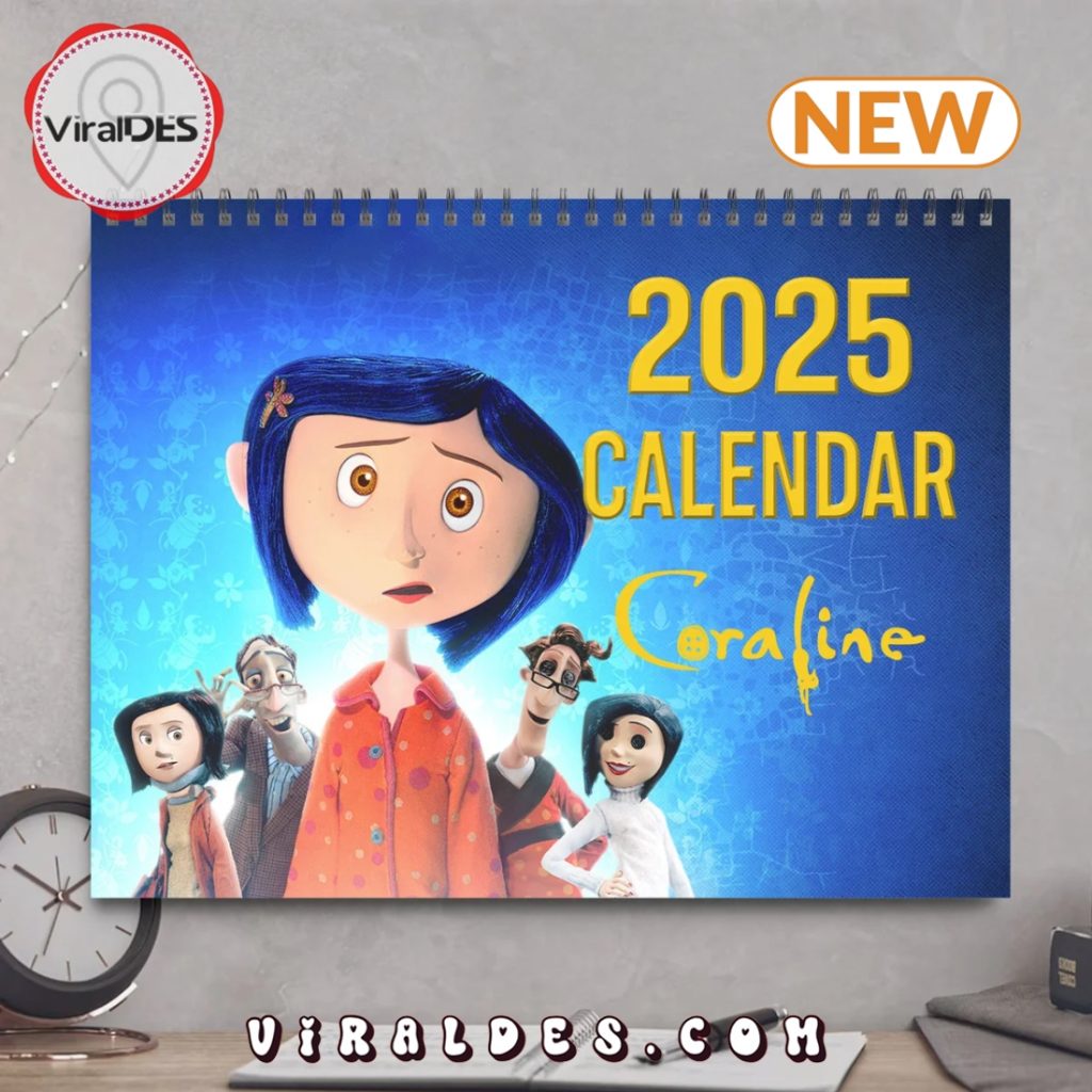Coraline Horror 2025 New Year Calendar Viraldes Store
