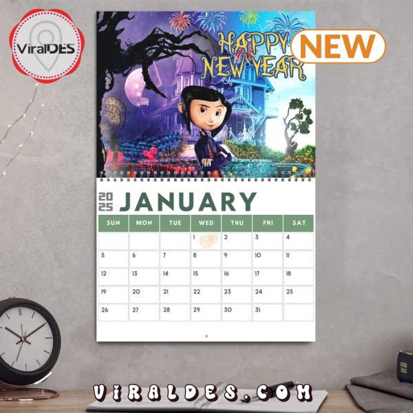 Coraline Horror 2025 New Year Calendar