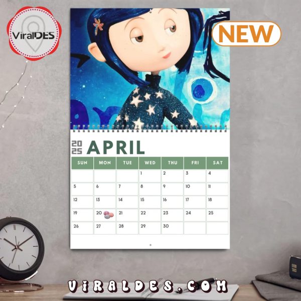 Coraline Horror 2025 New Year Calendar