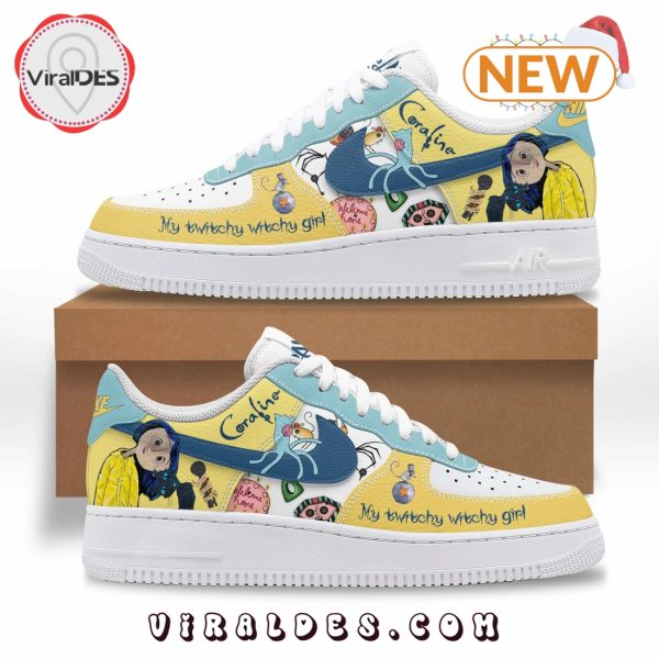 Coraline My Twitchy Witchy Girl 2024 Christmas Air Force 1