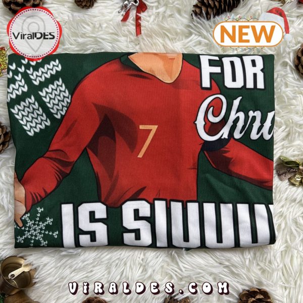 Cristiano Ronaldo All I Want For Christmas Is Siuuu Sweater