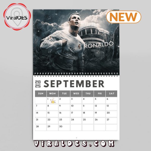 Cristiano Ronaldo Signatures 2025 New Year Calendar