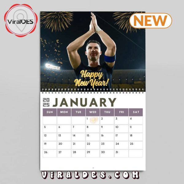 Cristiano Ronaldo Signatures 2025 New Year Calendar