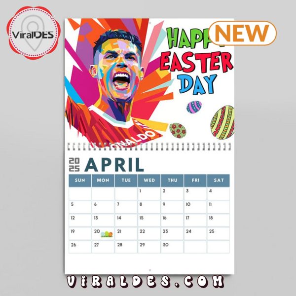 Cristiano Ronaldo Signatures 2025 New Year Calendar