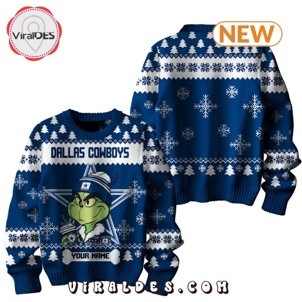 Custom Dallas Cowboys 2024 Christmas Ugly Sweater