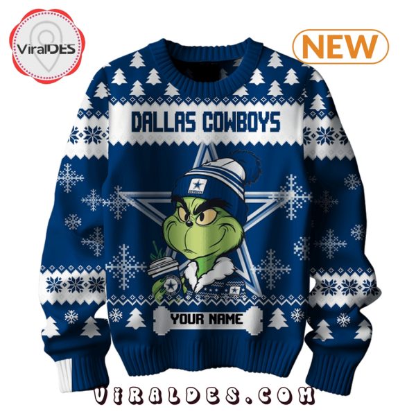 Custom Dallas Cowboys 2024 Christmas Ugly Sweater