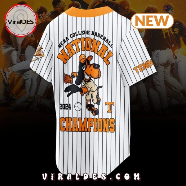 Custom Tennessee Volunteers Champions Baseball Jersey