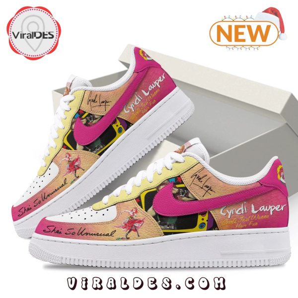 Cyndi Lauper 2024 Christmas Air Force 1 Shoes