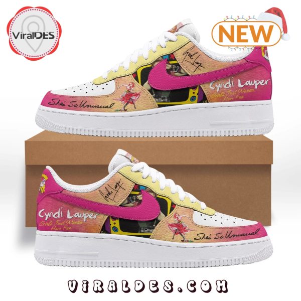 Cyndi Lauper 2024 Christmas Air Force 1 Shoes