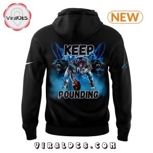 Carolina Panthers Keep Pounding Black Hoodie