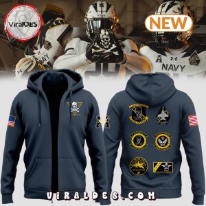 Navy Midshipmen Veterans Jolly Rogers Navy Hoodie, Jogger, Cap