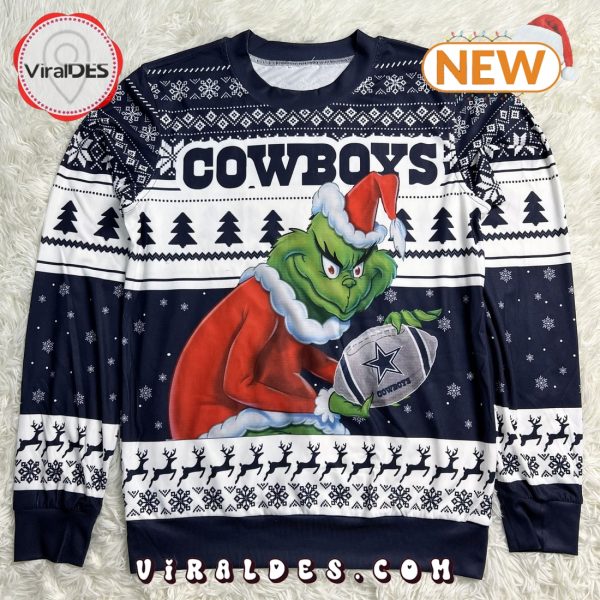 Dallas Cowboys x Grinch Christmas Sweater