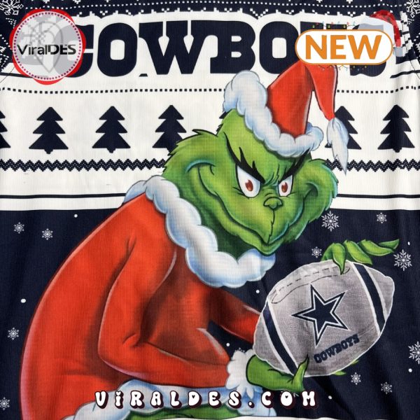 Dallas Cowboys x Grinch Christmas Sweater