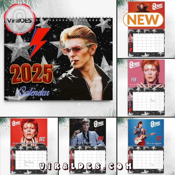 David Bowie 2025 New Year Calendar