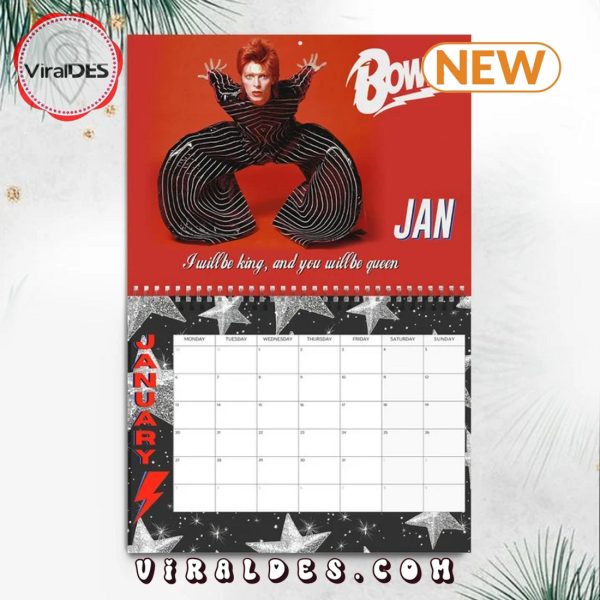 David Bowie 2025 New Year Calendar