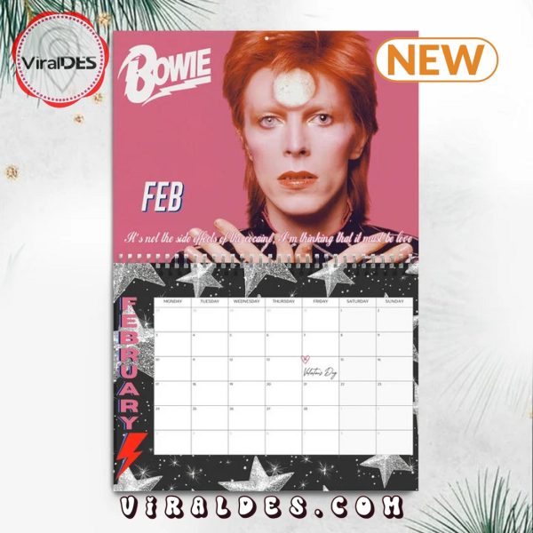 David Bowie 2025 New Year Calendar