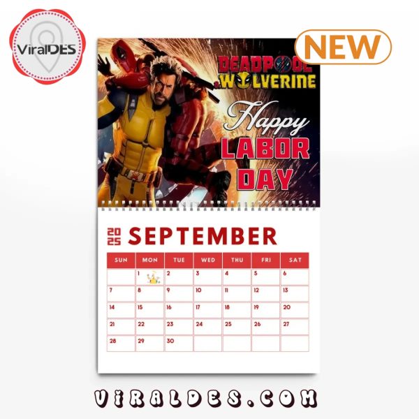 Deadpool & Wolverine 2025 New Year Calendar