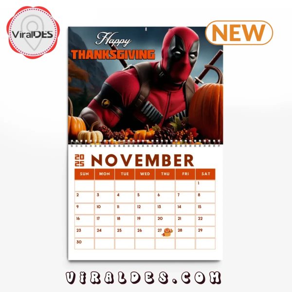 Deadpool & Wolverine 2025 New Year Calendar