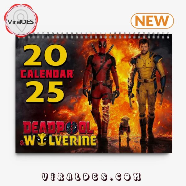 Deadpool & Wolverine 2025 New Year Calendar