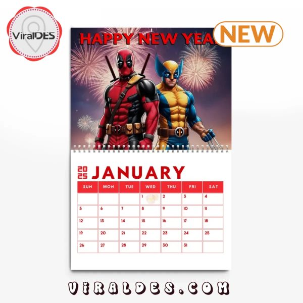 Deadpool & Wolverine 2025 New Year Calendar