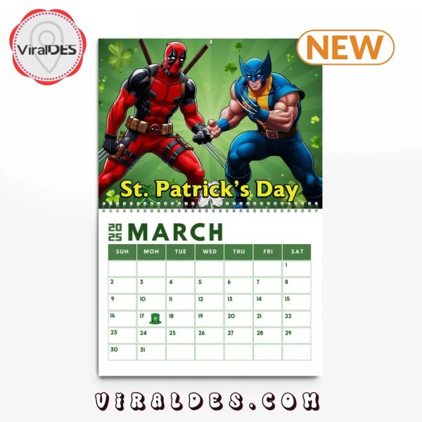 Deadpool & Wolverine 2025 New Year Calendar