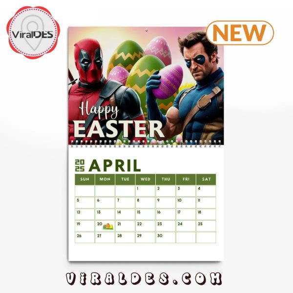 Deadpool & Wolverine 2025 New Year Calendar