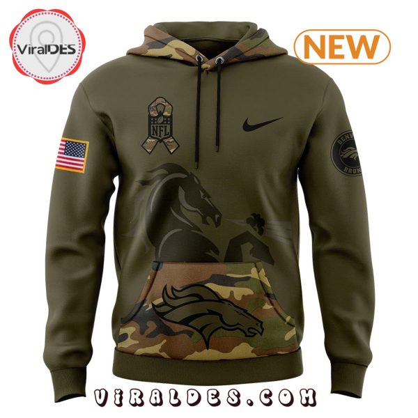 Denver Broncos Camo 2024 Salute to Service Hoodie