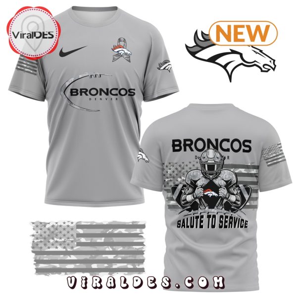 Denver Broncos White Salute to Service Shirt