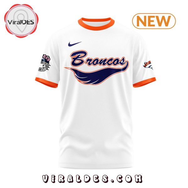 Denver Broncos x Hello Kitty White T-Shirt, Jogger, Cap