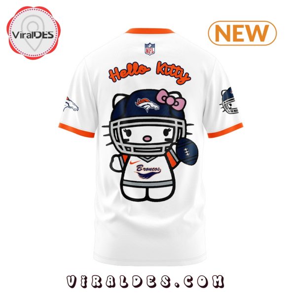 Denver Broncos x Hello Kitty White T-Shirt, Jogger, Cap