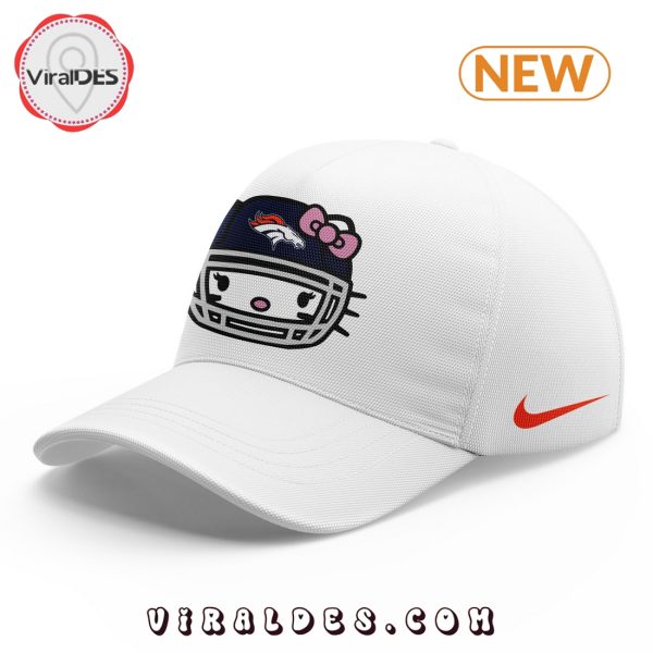 Denver Broncos x Hello Kitty White T-Shirt, Jogger, Cap