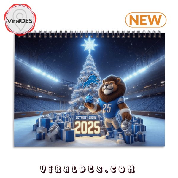 Detroit Lions Football 2025 Calendar