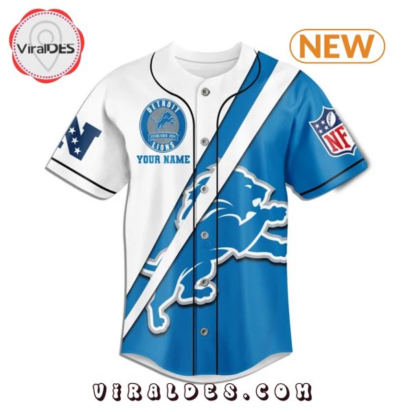 Detroit Lions One Pride Home Baseball Jersey