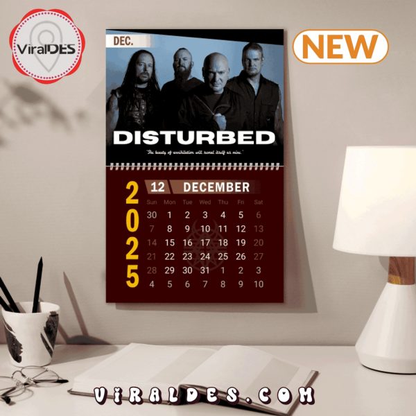 Disturbed Band 2025 New Year Calendar