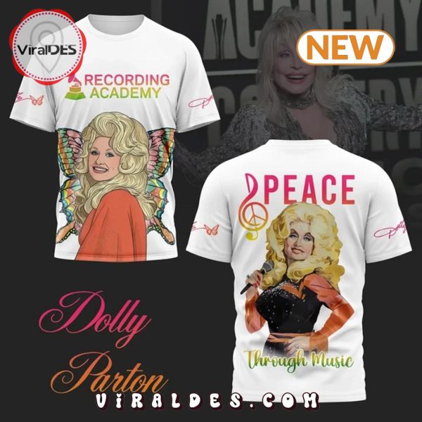 Dolly Parton Peace Through Music White Shirt