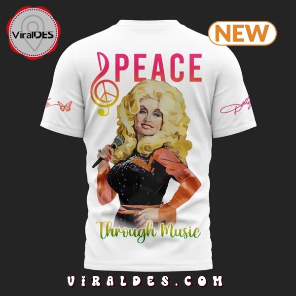 Dolly Parton Peace Through Music White Shirt