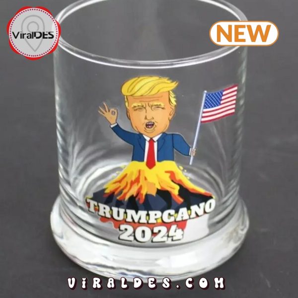 Donald Trump Volcano Beverage Whiskey Glass