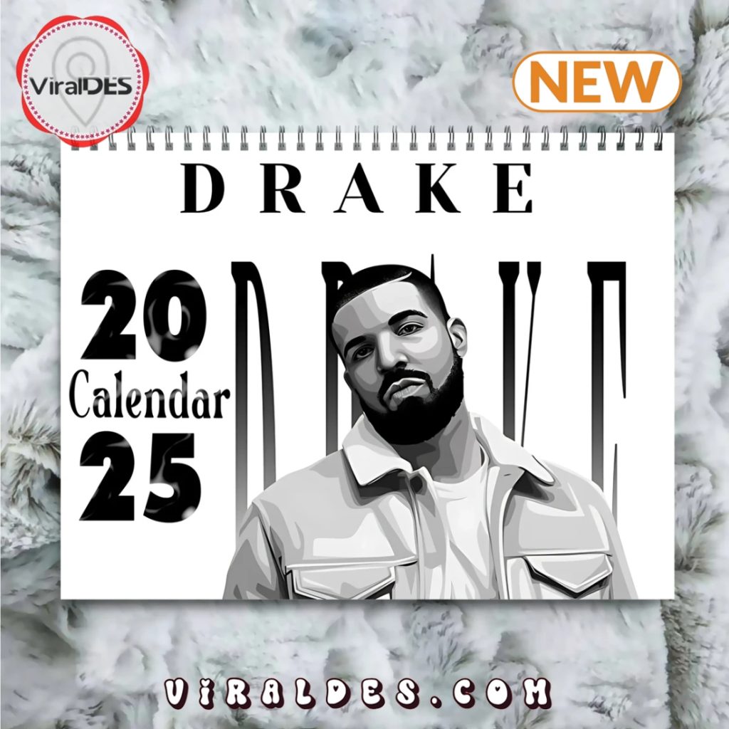 Drake Rapper 2025 New Year Calendar - Viraldes Store