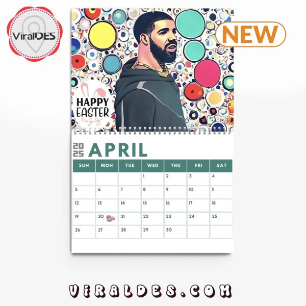 Drake Rapper 2025 New Year Calendar