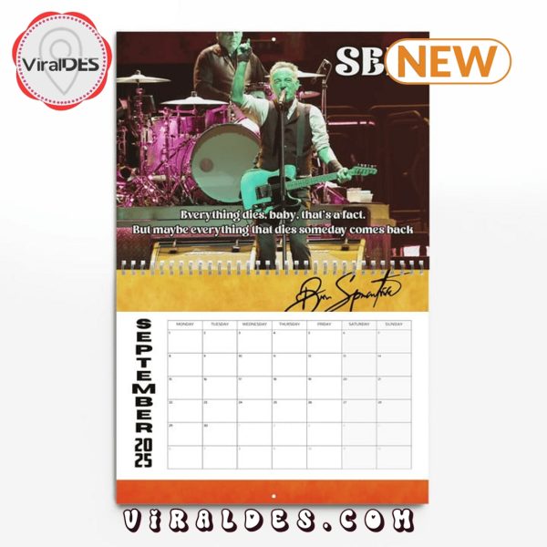 E Street Band Happy New Year 2025 Calendar