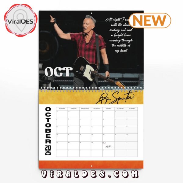 E Street Band Happy New Year 2025 Calendar