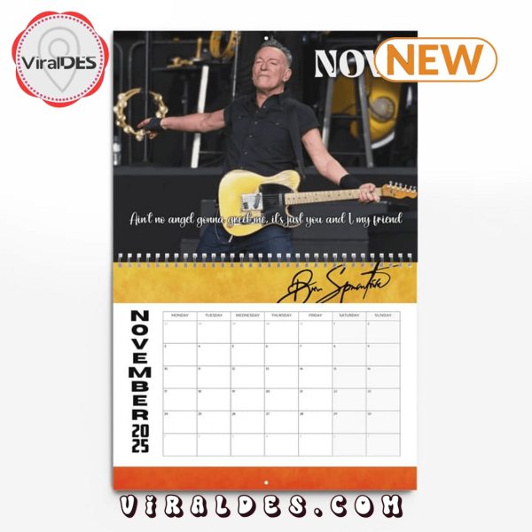 E Street Band Happy New Year 2025 Calendar