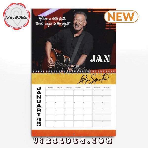 E Street Band Happy New Year 2025 Calendar