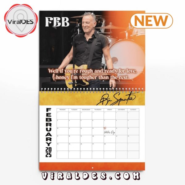 E Street Band Happy New Year 2025 Calendar