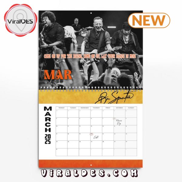 E Street Band Happy New Year 2025 Calendar